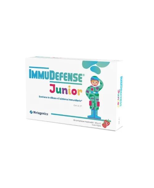 Metagenics Immudefense Junior Integratore Difese Immunitarie Bambini 30 Compresse Masticabili