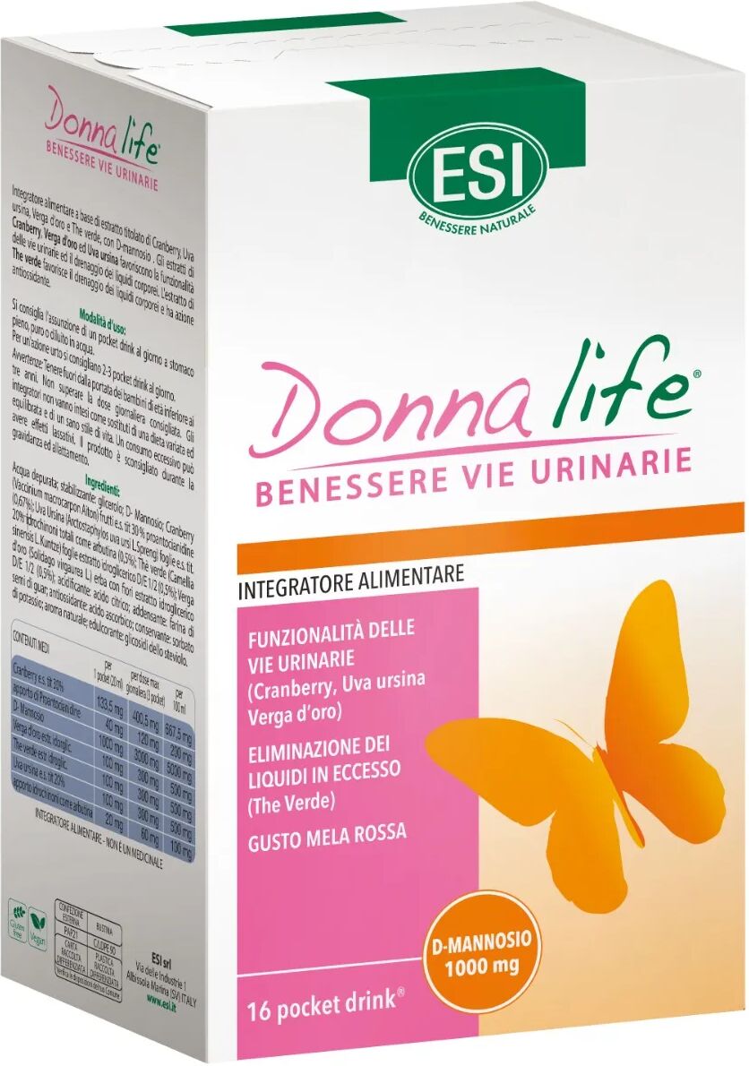 Esi Donna Life Benessere Vie Urinarie 16 Pocket Drink