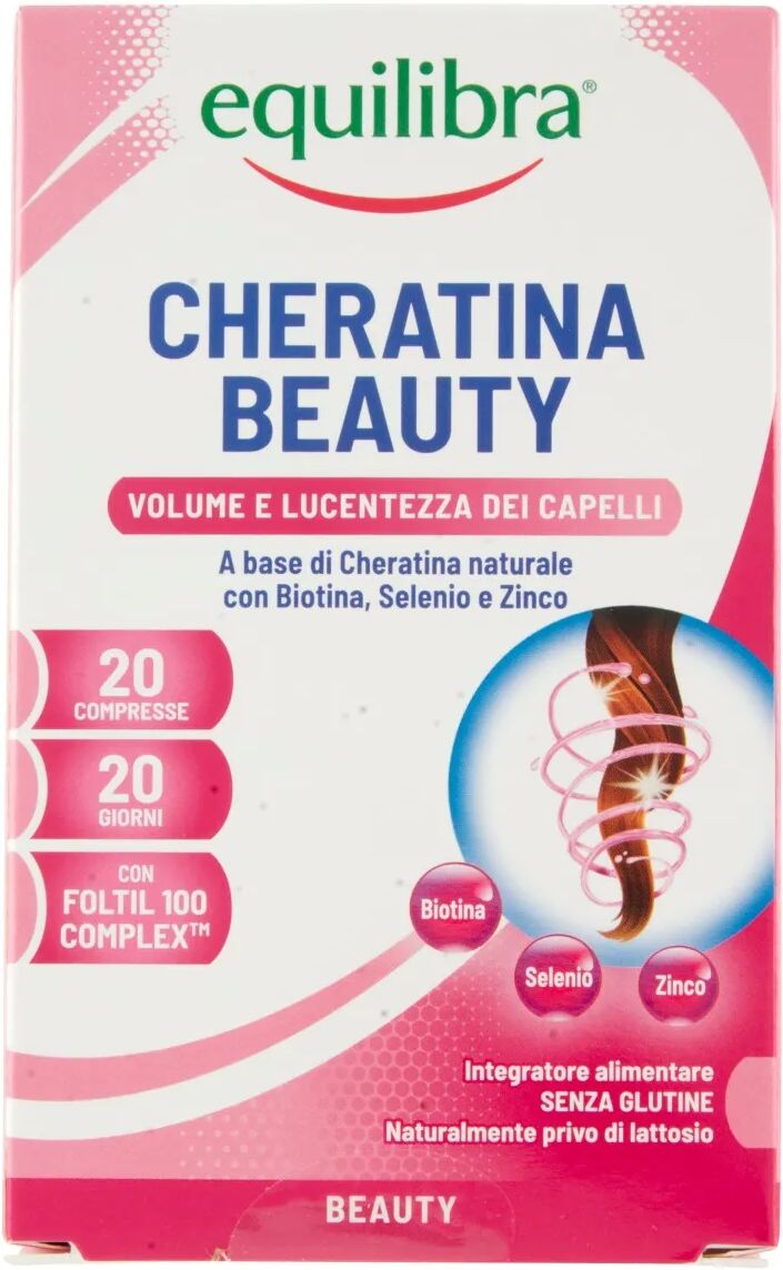 Equilibra Biofoltil Cheratina Naturale Integratore Capelli e Unghie 20 Compresse