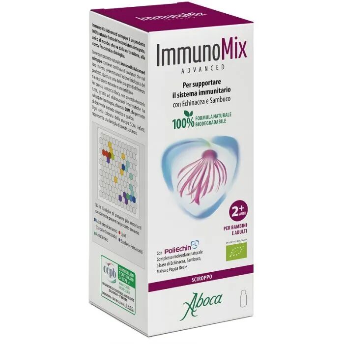Aboca Immunomix Advanced Sciroppo per il Sistema Immunitario Flacone da 210 gr