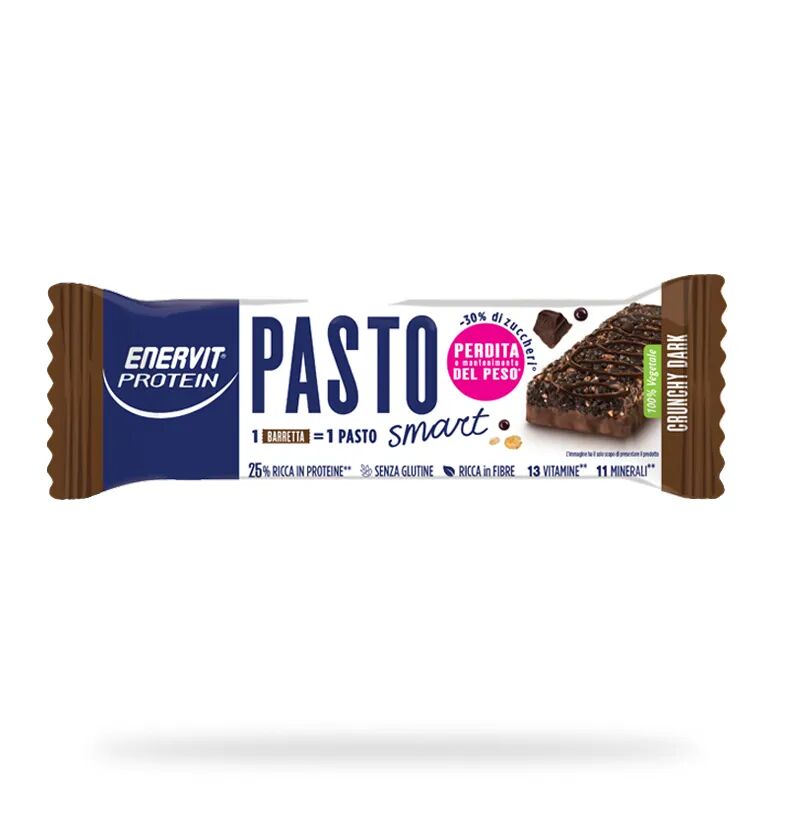 Enervit Protein Barretta Sostitutivo Pasto Crunchy Dark