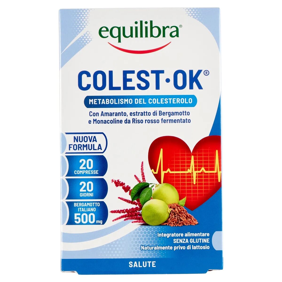 Equilibra Colest-Ok Integratore per il Colesterolo 20 Compresse