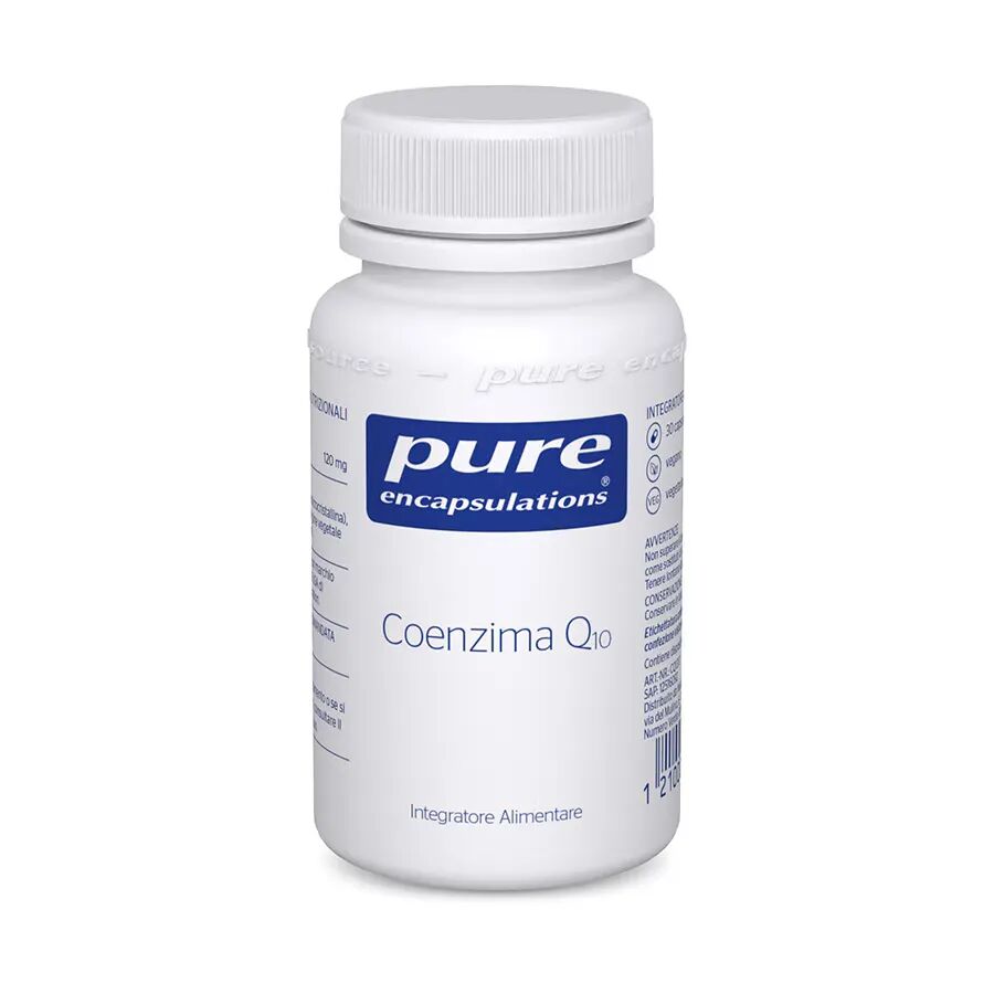 Pure Coenzima Q10 120mg Integratore Per Cuore e Muscoli 30 Capsule