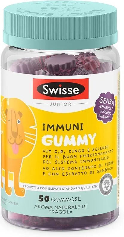 Swisse Junior Immuni Integratore 50 Caramelle Gommose