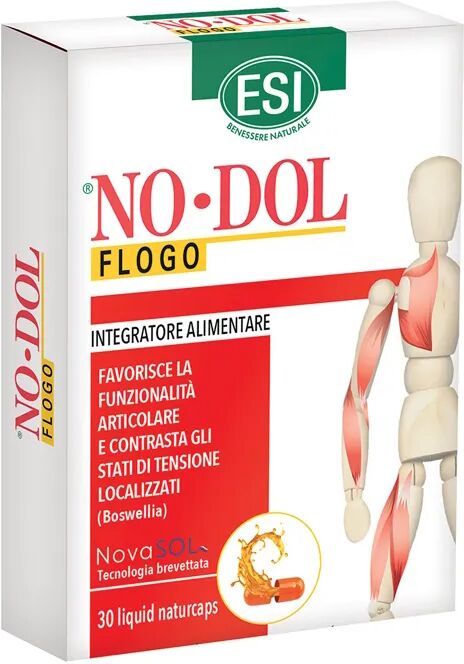 Esi No Dol Flogo Integratore per Funzionalità Articolare 30 Naturcaps Liquide