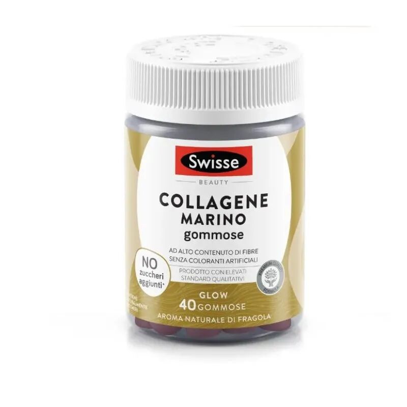 Swisse Collagene Marino Integratore Per la Pelle 40 Gommose Gusto Fragola