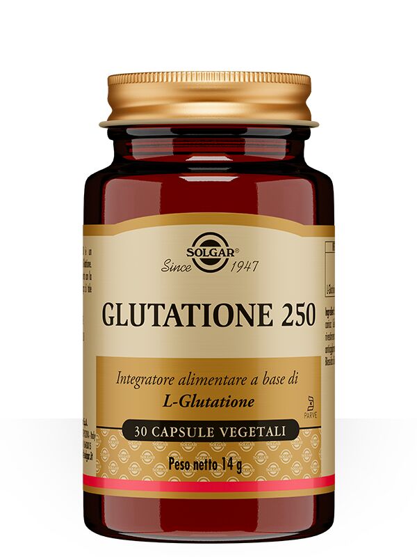 Solgar Glutatione 250 Integratore Antiossidante 30 Capsule