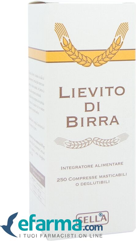 Sella Lievito Di Birra Integratore Purificante 250 Compresse