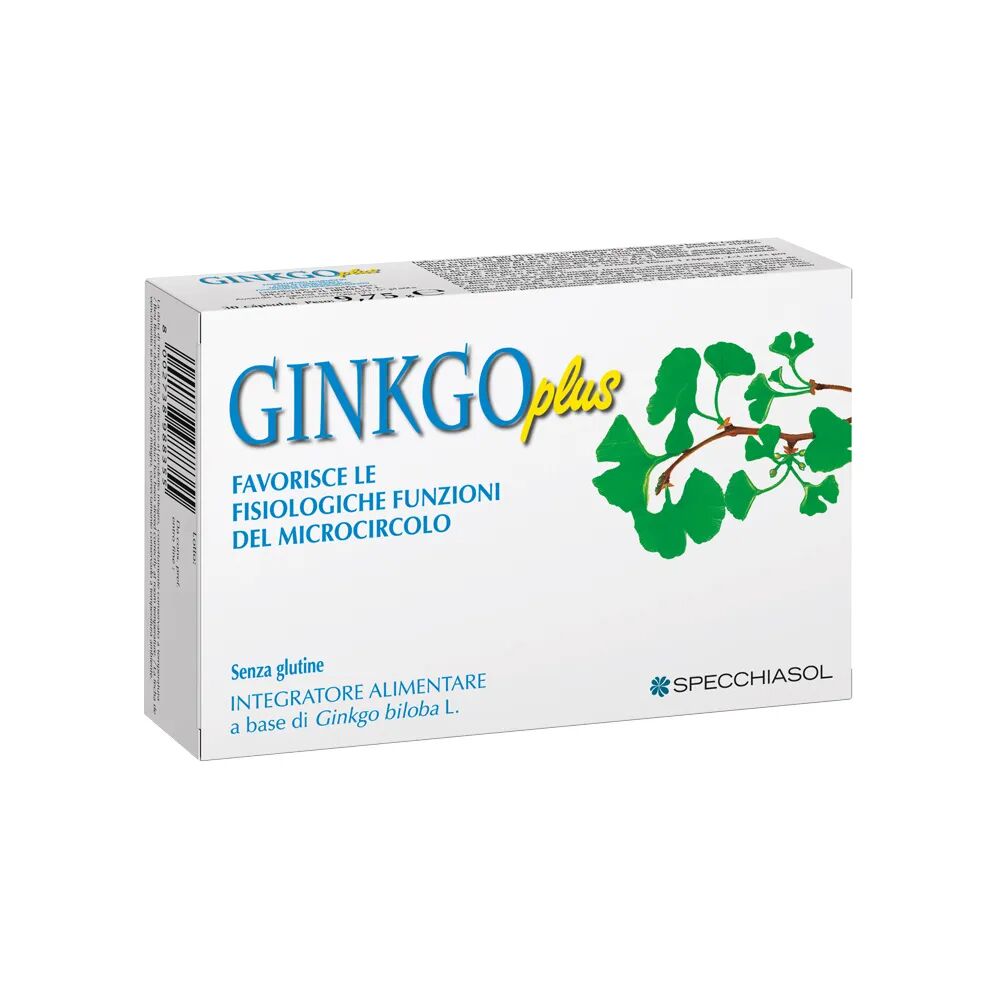 Specchiasol Ginkgo Plus Integratore Memoria e Microcircolo 30 Capsule