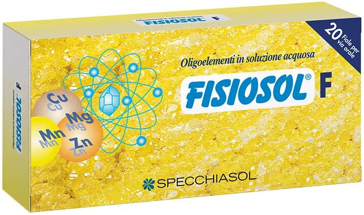 Specchiasol Fisiosol F Oligoelementi 20 Fiale