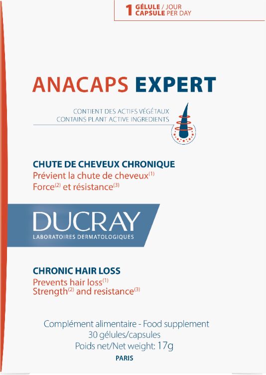 Ducray Anacaps Expert Integratore Per Capelli e Unghie 30 Capsule