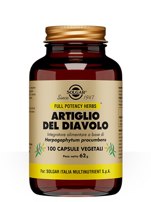 Solgar Artiglio del Diavolo Integratore Articolare 100 Capsule