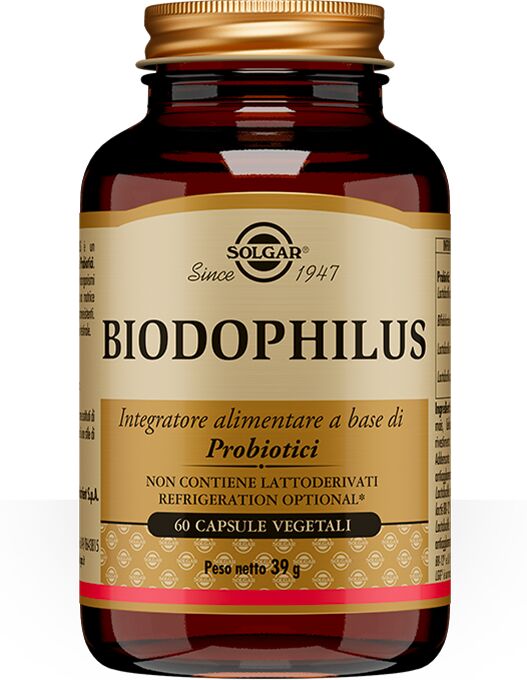 Solgar Biodophilus Integratore Probiotico 60 Capsule