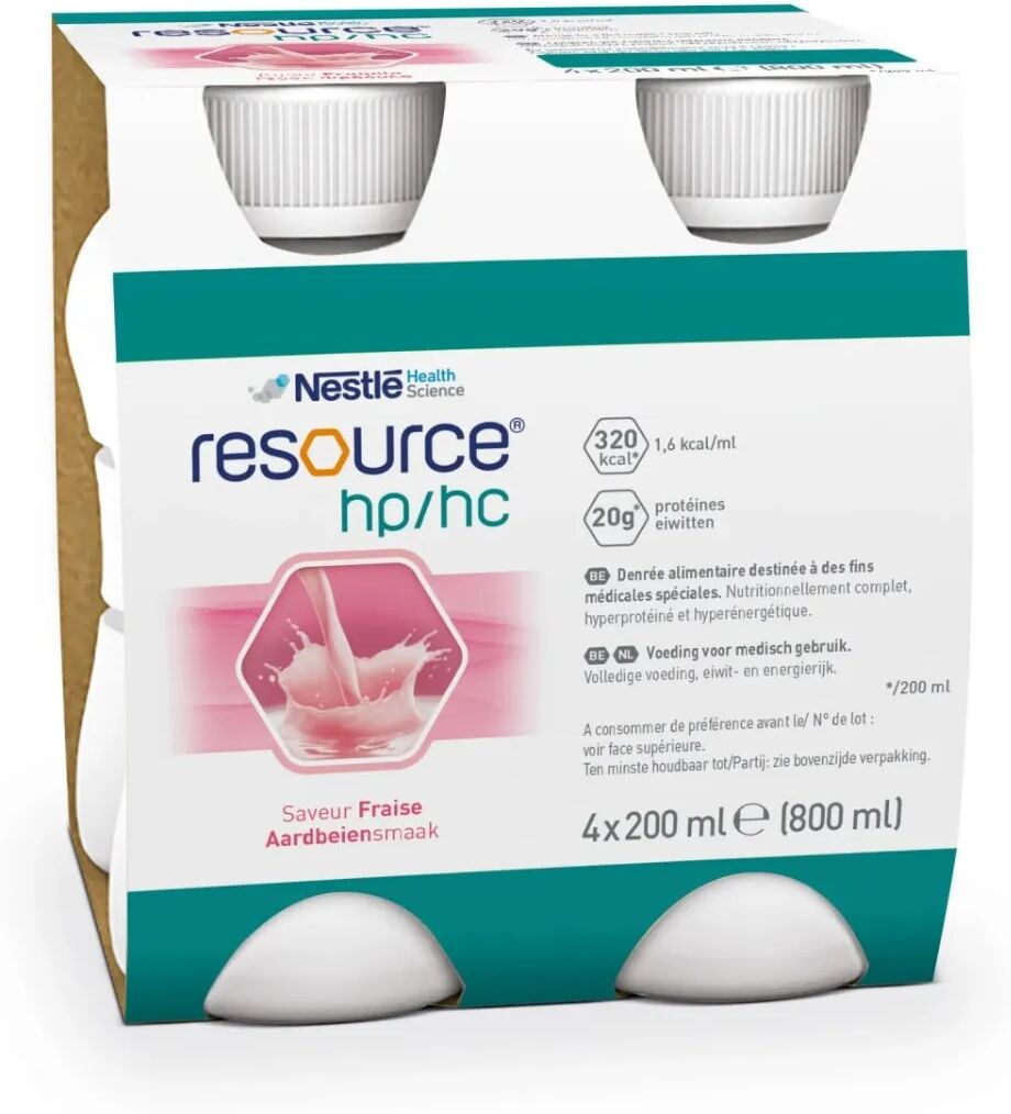 Resource HP/HC Gusto Fragola 4X200 ml