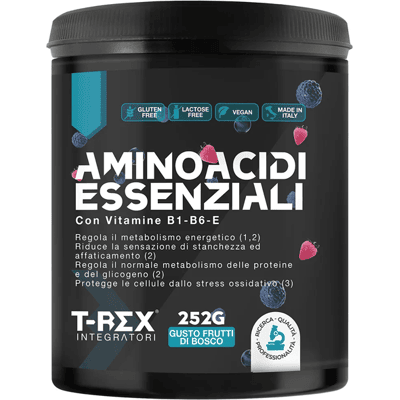 Rex - EAA Essentials - Frutti di bosco - 252 g - Dietary supplement Rex - EAA Essentials - Frutti di bosco - 252 g - Dietary supplement