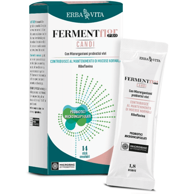 Erba Vita Fermentflor Pro Candi Probiotici 14 Stick Orosolubili Erba Vita Fermentflor Pro Candi Probiotici 14 Stick Orosolubili