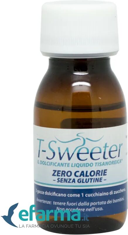 Tisanoreica T-Sweeter Dolcificante Liquido Senza Calorie 50 ml