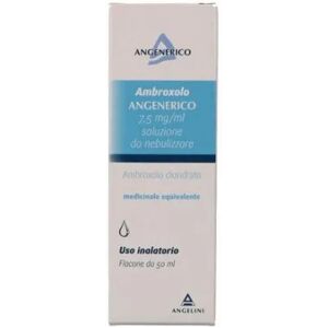 ANGELINI Ambroxolo Angenerico 7, 5 mg/ml Ambroxolo Soluzione da Nebulizzare Flacone 50 ml