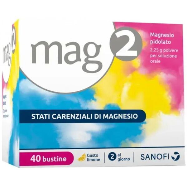 mag 2 granulato soluzione orale 2,25g nesio pidolato 40 bustine