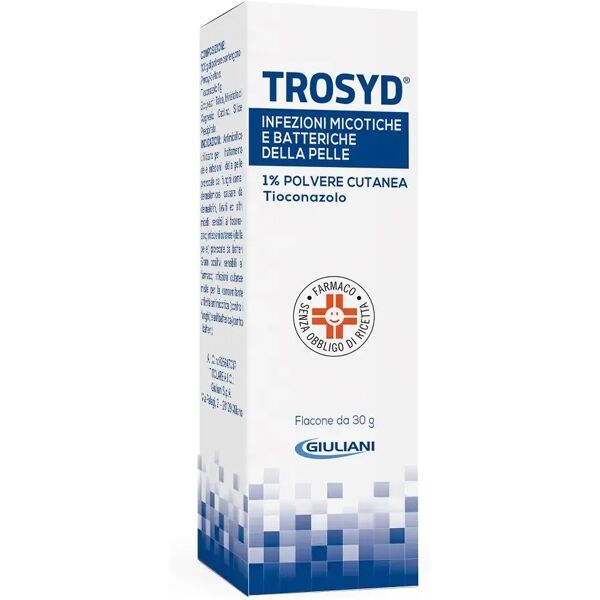 trosyd 1% polvere cutanea tioconazolo 30 g