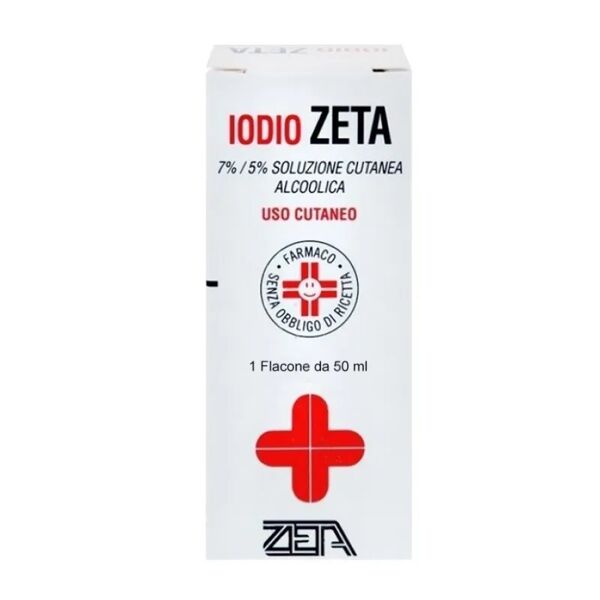 zeta farmaceutici iodio zeta 7%-5% soluzione cutanea alcoolica 50 ml