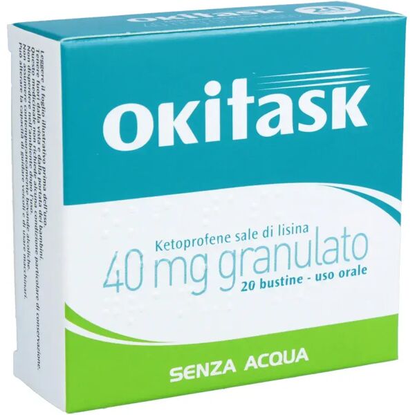 oki task 40 mg ketoprofene sale di lisina 20 bustine