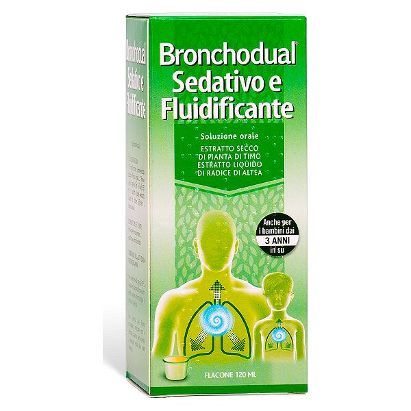 bronchodual sedativo e fluidificante sciroppo tosse secca e grassa 120 ml