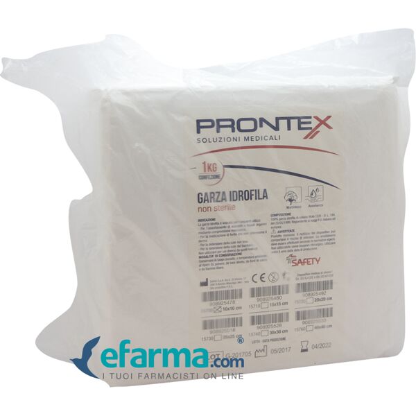 prontex safety texil garza cotone 10x10 cm 1 kg