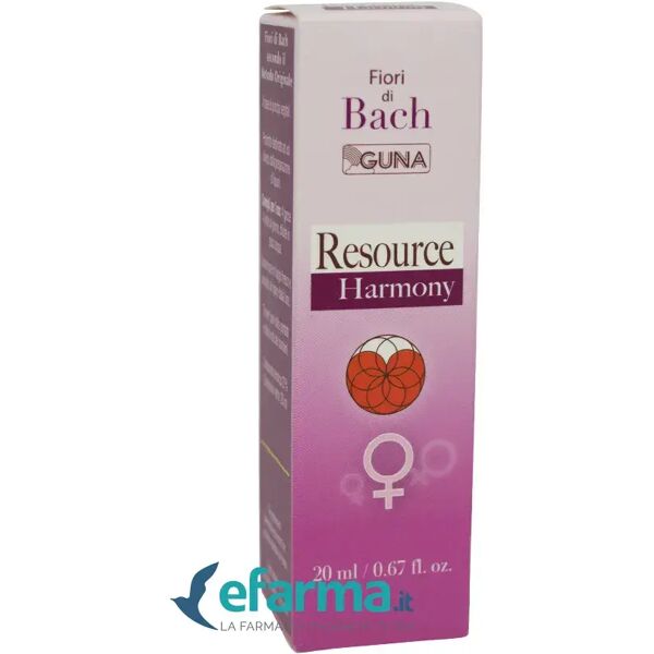 guna fiori di bach resource harmony armonia femminile gocce 20 ml