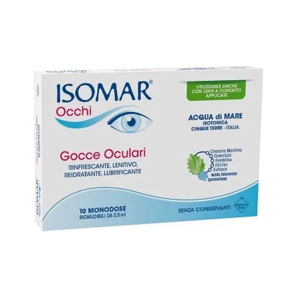 isomar occhi monodose gocce oculari occhi rossi 10 flaconcini