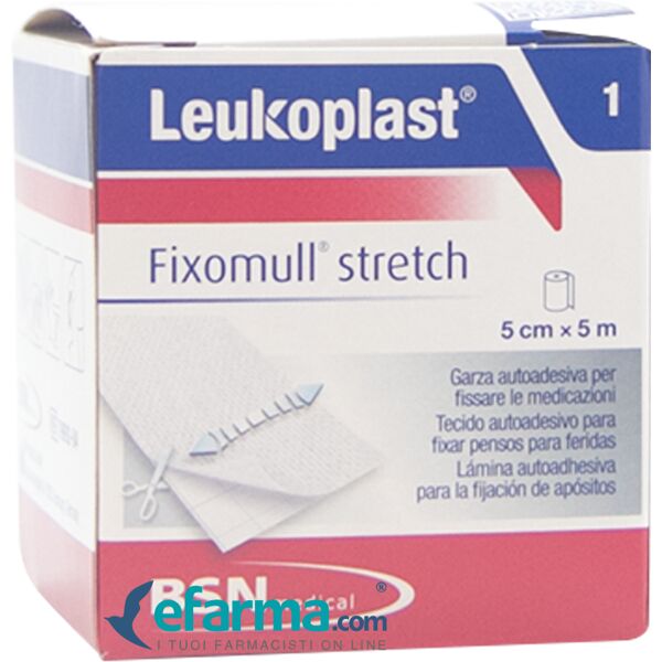 fixomull stretch garza autoadesiva cm 5x5 m