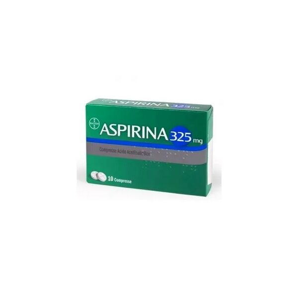 aspirina 325 mg acido acetilsalicilico trattamento febbre e dolore 10 compresse