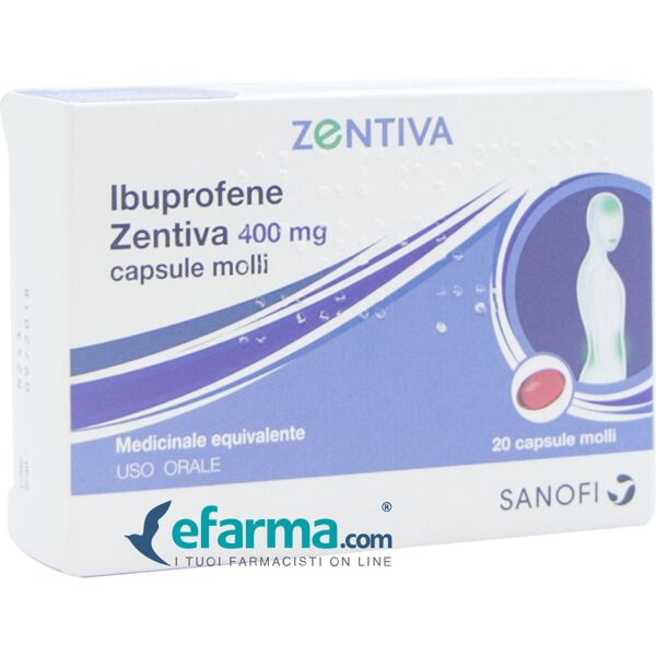 zentiva ibuprofene 400 mg antinfiammatorio 20 capsule molli