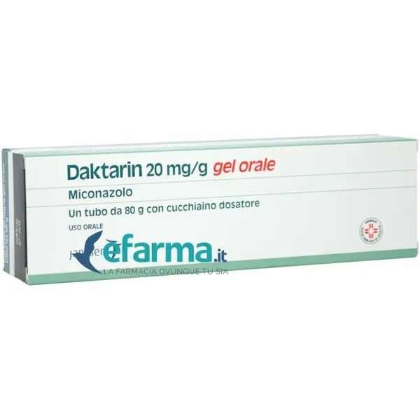 daktarin 2% gel orale 20 mg/g miconazolo antimicotico 80 g