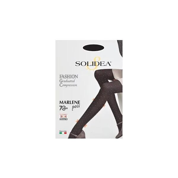 solidea marlene opaque pois 70 den collant compressivo riposante colore forest taglia 4 l