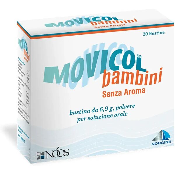 movicol bambini senza aroma polvere soluzione orale stitichezza cronica 20 bustine