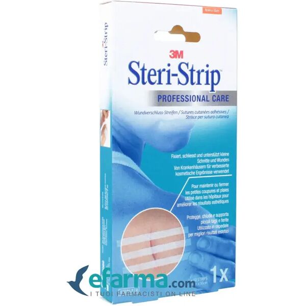 steristrip 3m cerotto sterile per sutura piccole ferite 6x100 mm 10 pezzi