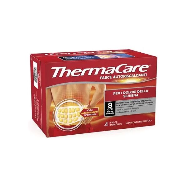 thermacare fasce autoriscaldanti schiena 4 pezzi