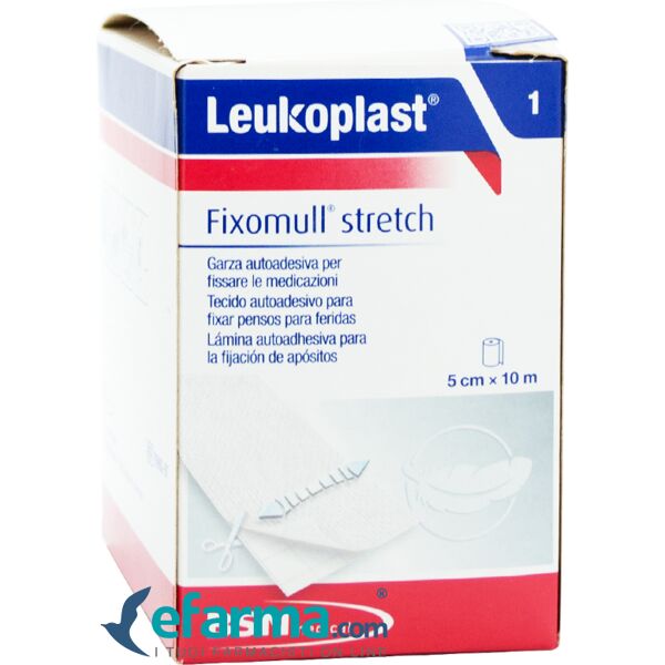 fixomull stretch garza autoadesiva in tnt m 10x5 cm