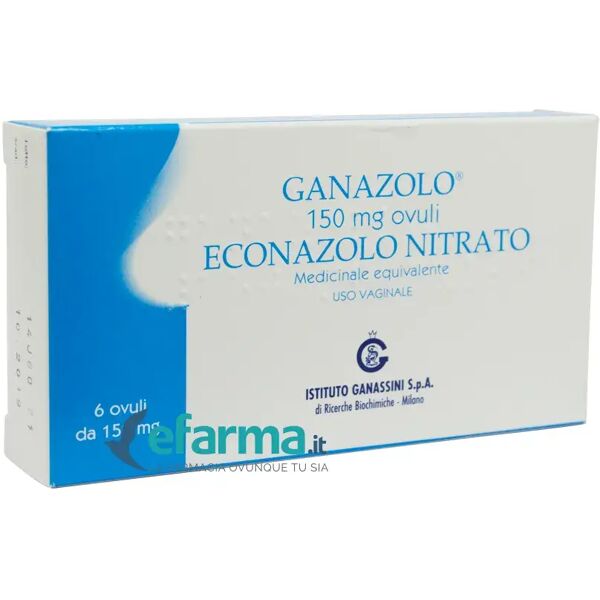 ganazolo 150 mg econazolo antimicotico 6 ovuli vaginali