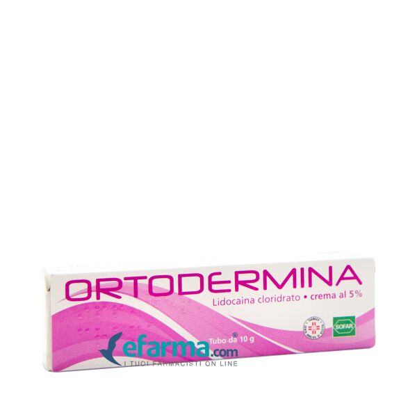 sofar ortodermina crema 5% lidocaina anestetico 10 g