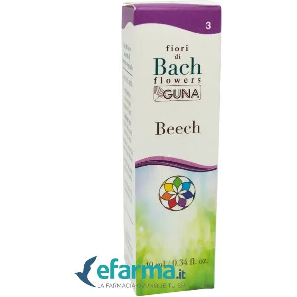 guna fiori di bach beech rigore gocce 10 ml