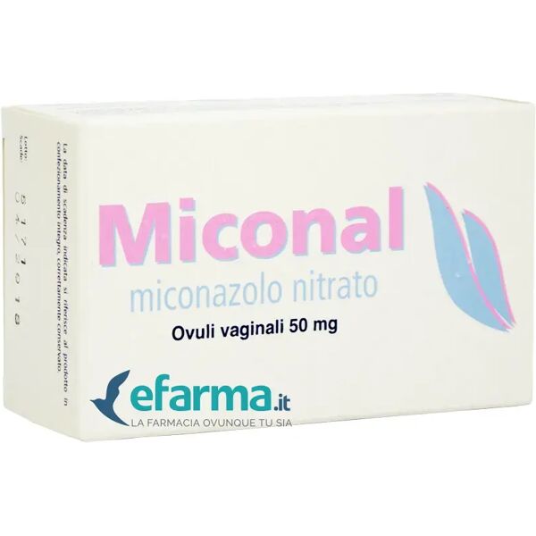 miconal 50 mg miconazolo antimicotico 15 ovuli vaginali