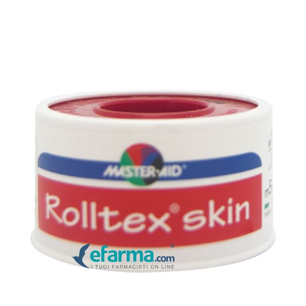 master aid roll tex skin cerotto in tela rosa pelle ipoallergenico cm 2,5x5m