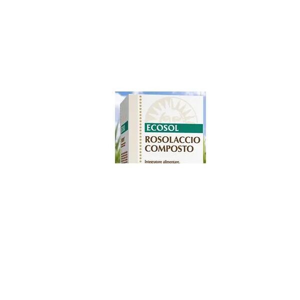 ecosol rosolaccio composto integratore in gocce 50 ml