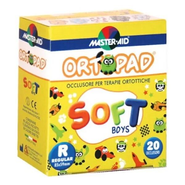 ortopad soft boys junior cerotto occlusore per bambini per terapie ortottiche 20 pezzi