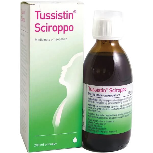 schwabe pharma italia schwabe tussistin sciroppo medicinale omeopatico 200 ml