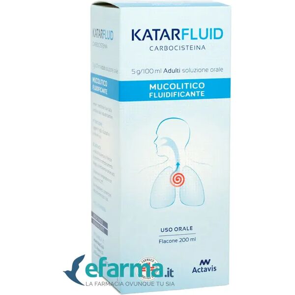 katarfluid soluzione orale carbocisteina tosse 200 ml