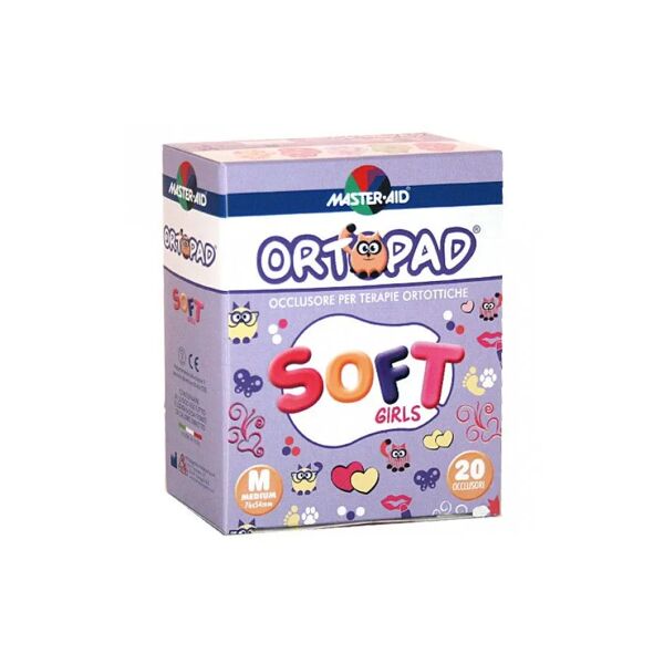 ortopad soft girl medium cerotto occlusore per bambine per terapie ortottiche 20 pezzi