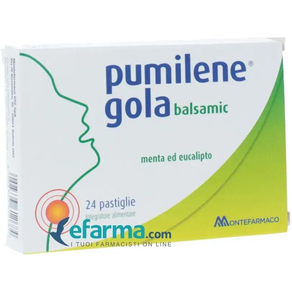 pumilene pulimene gola pastiglie balsamiche 24 pezzi